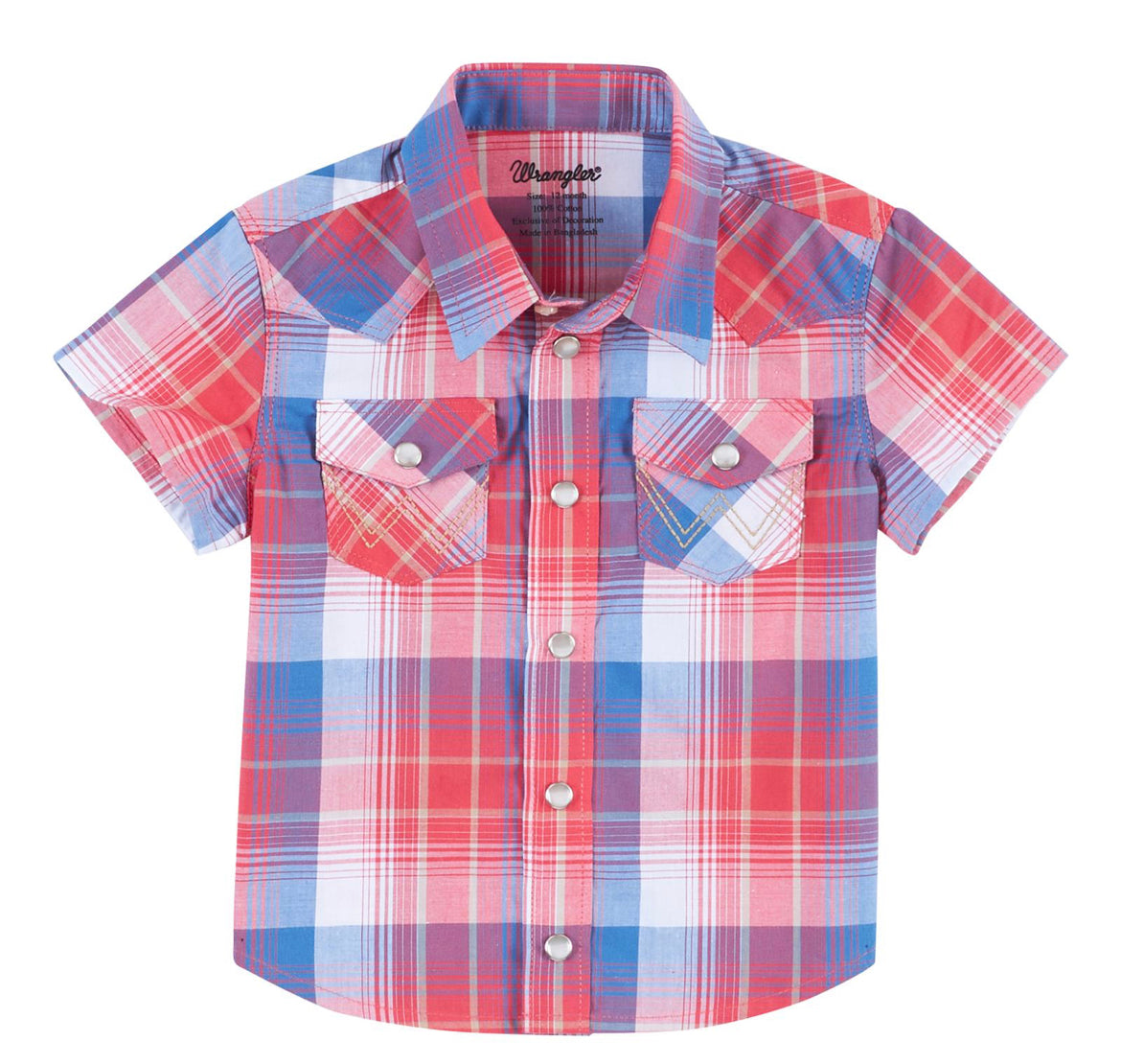 Wrangler® Baby Boy Woven Shirt - Plaid