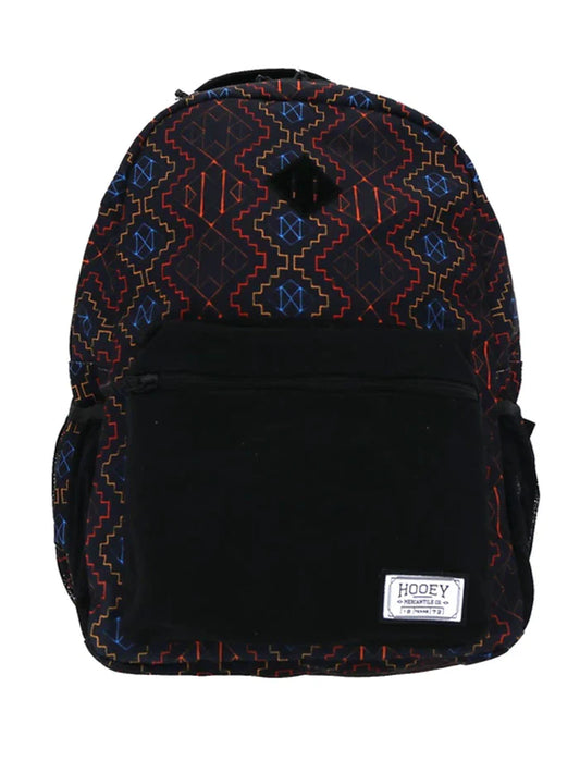 "Recess" Hooey Backpack, Aztec Print with Black Pocket