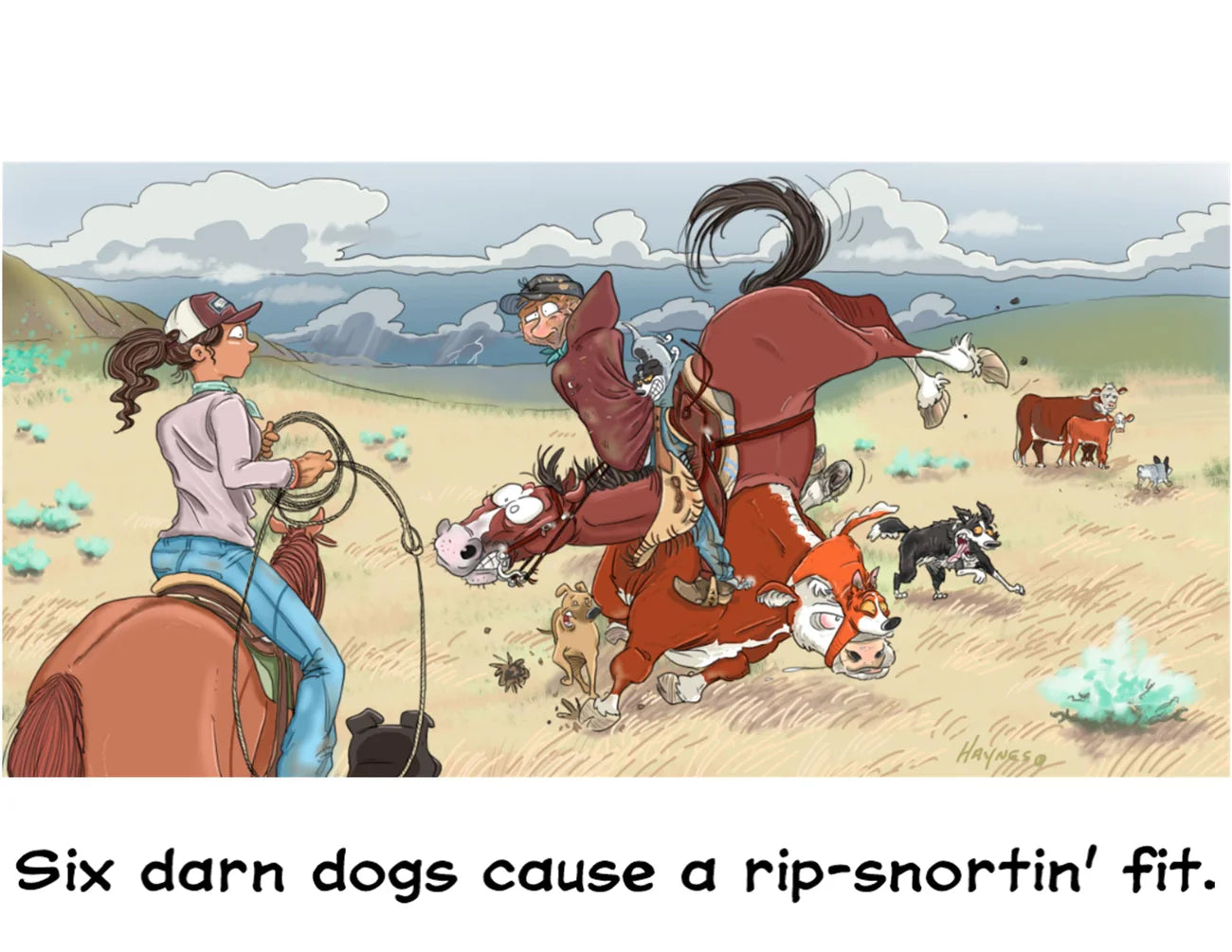 ROADIE THE RANCH DOG #3 "TEN DARN DOGS"