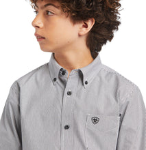 Load image into Gallery viewer, Ariat Kids Pro Series Dayne Mini Stripe Classic Fit Shirt
