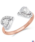 Montana Silversmiths Love Points To You Open Heart Ring