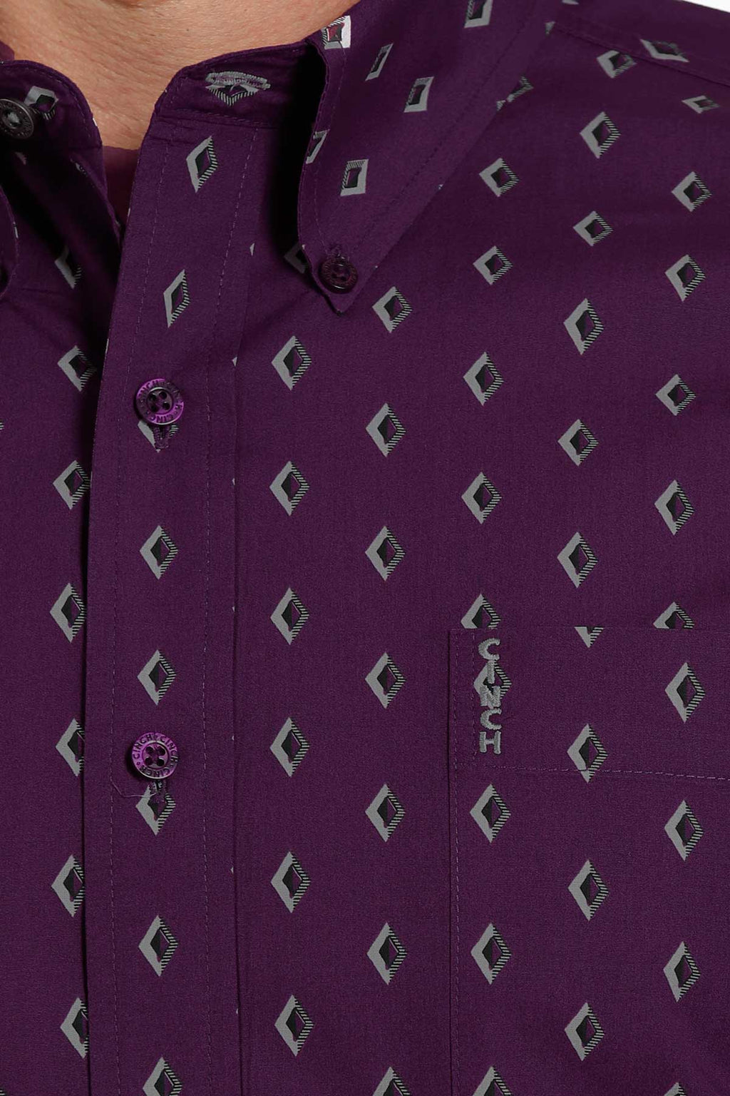 Cinch Modern Fit Purple Shirt (7037)