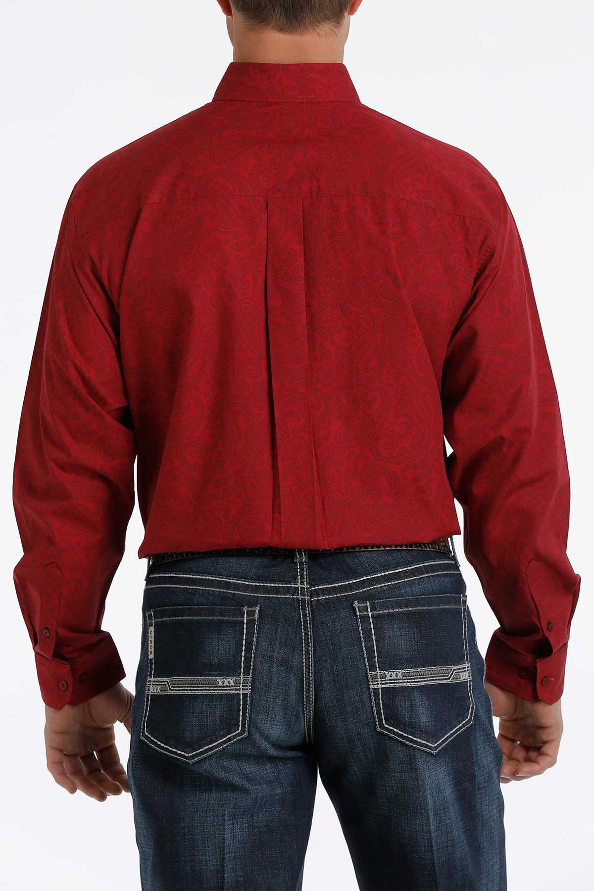 Cinch Men’s Red Paisley Shirt (5322)