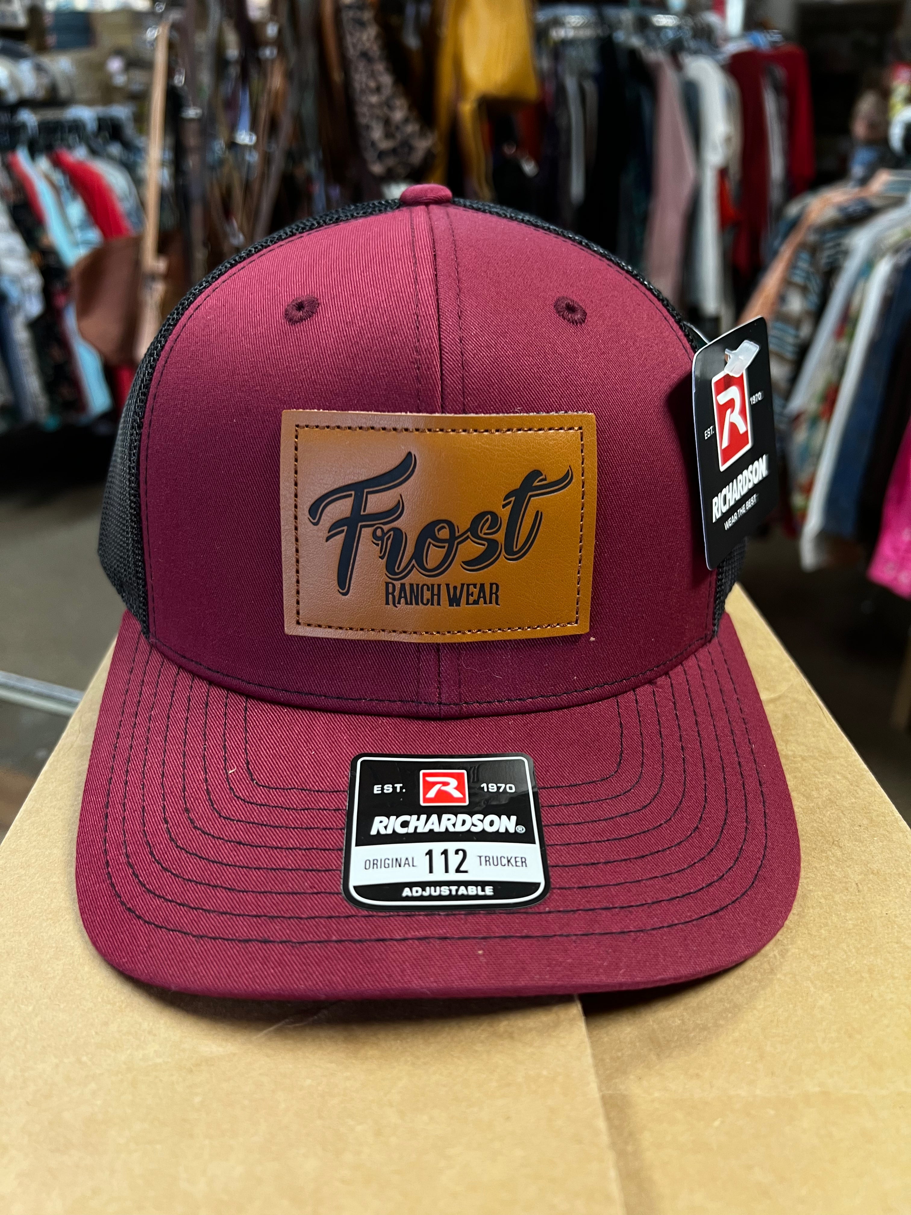 Frost Ranch Wear Leather Patch Cap