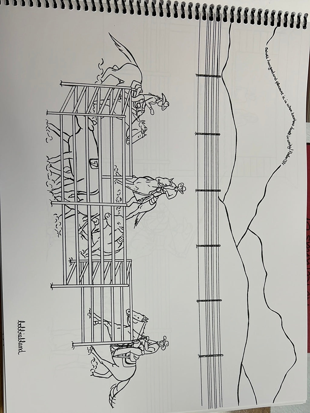 Little Punchers Coloring Book - Ranch Rodeo Edition by Bobbie Bland