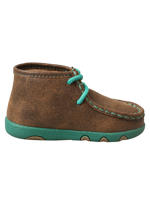 Twisted X Infant Chukka Driving Moc Bomber/Turquoise