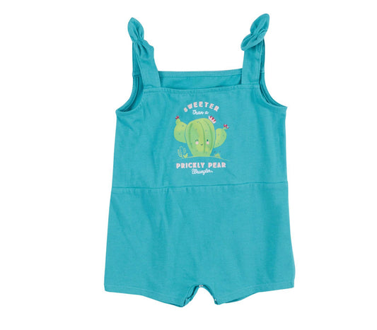 Wrangler® Baby Girl Shortall - Teal Green