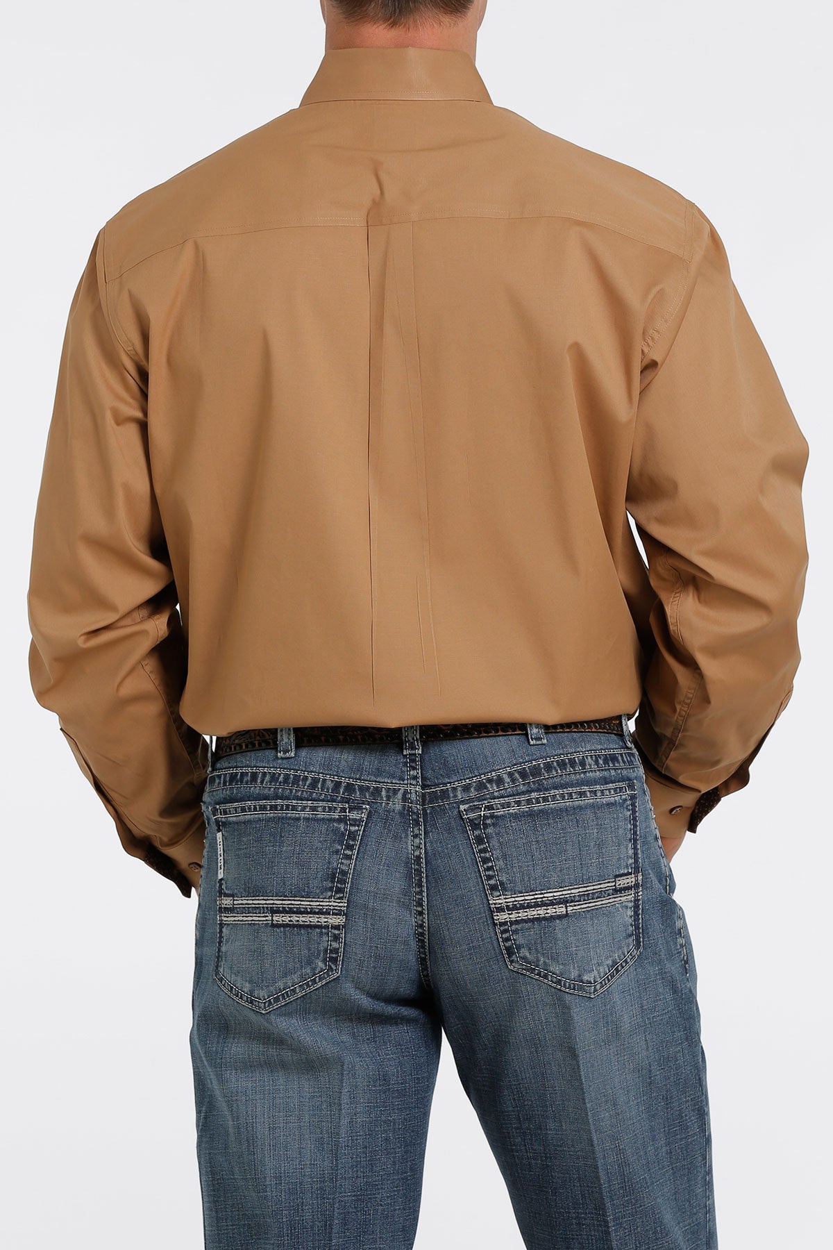 Cinch Men’s Solid Brown Shirt (5377)