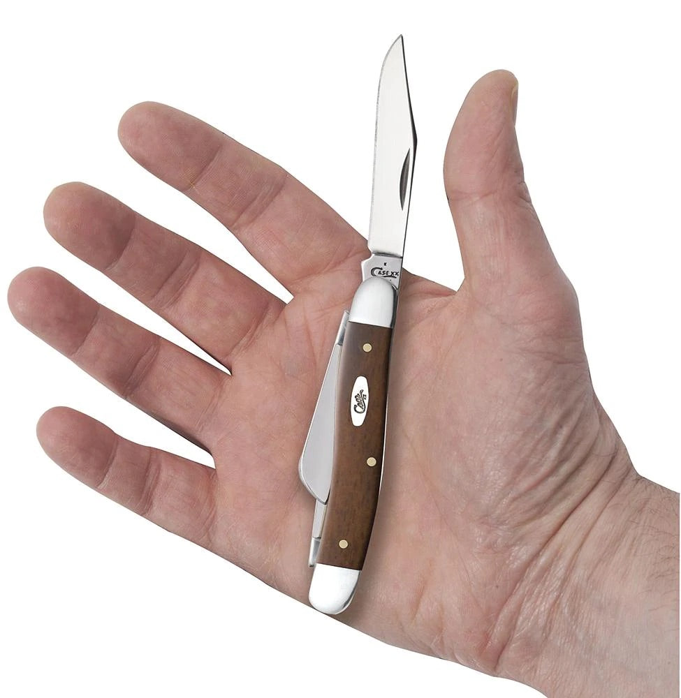 Case Smooth Chestnut Bone Medium Stockman (28701)