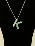 Turquoise Letters
