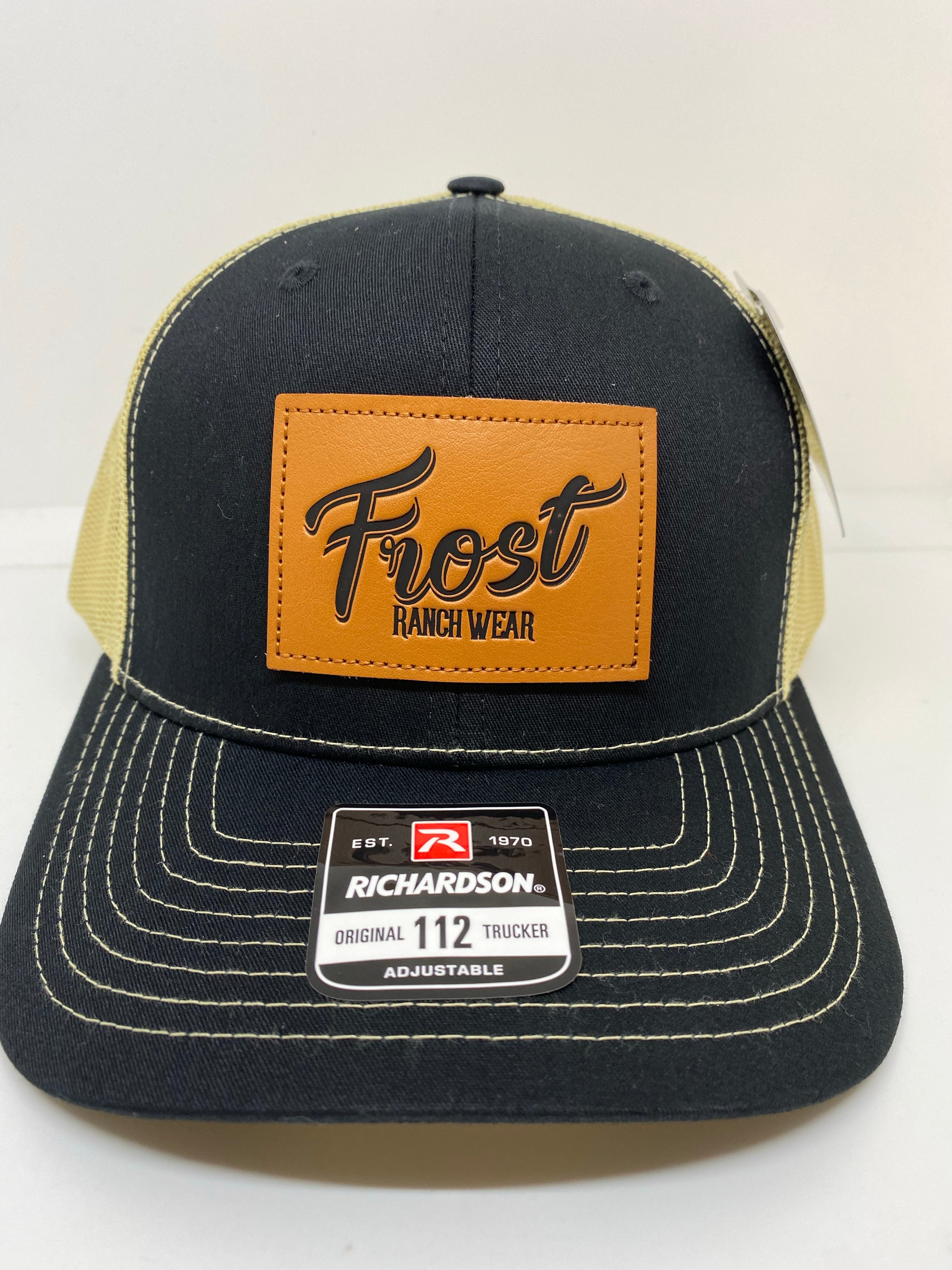 Frost Ranch Wear Leather Patch Cap