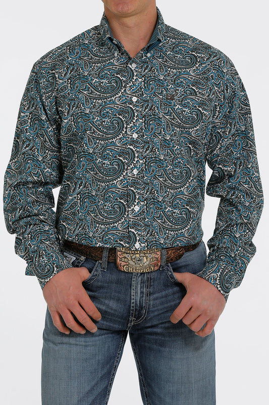 Men’s Cinch Blue/ Black Paisley (5369)