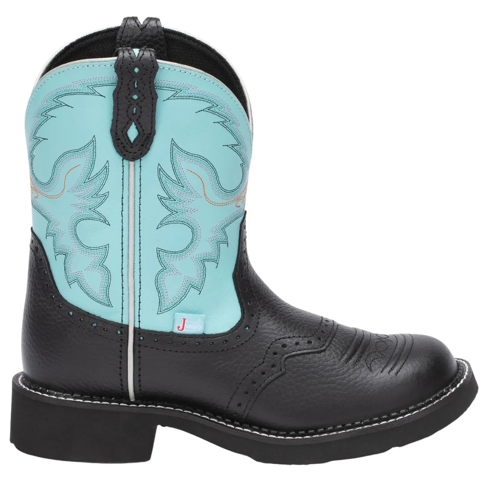 Justin Women’s Gemma Black & Blue Boots (9905)