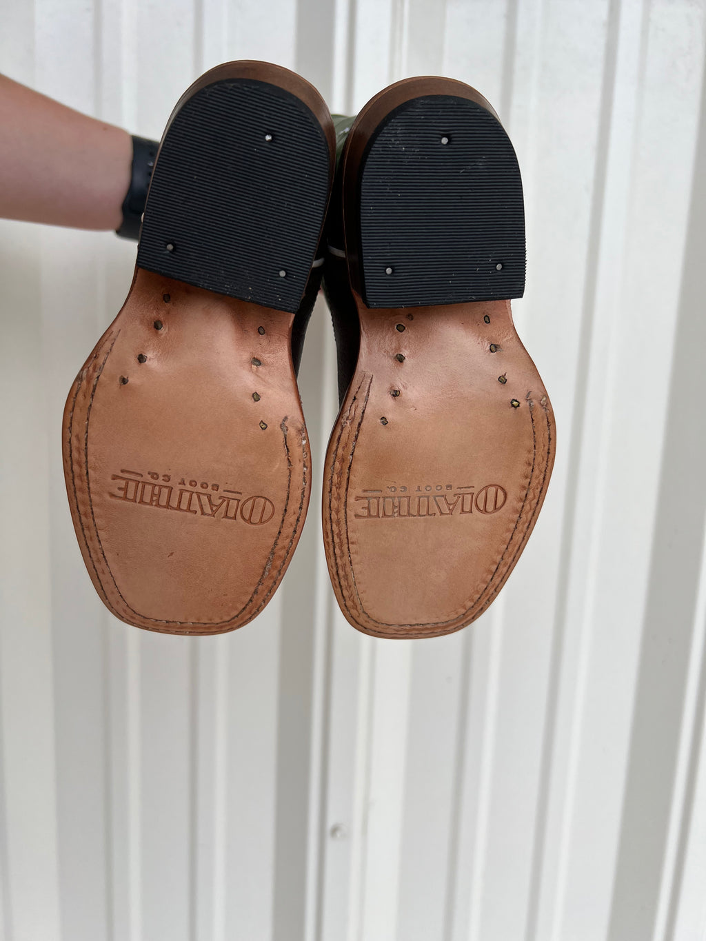 Olathe Kids Green Bronc Boots (OK35)