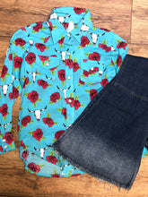 Load image into Gallery viewer, Steer Head &amp; Roses Girls Shirt (2030)
