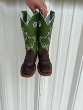 Load image into Gallery viewer, Olathe Kids Green Bronc Boots (OK35)
