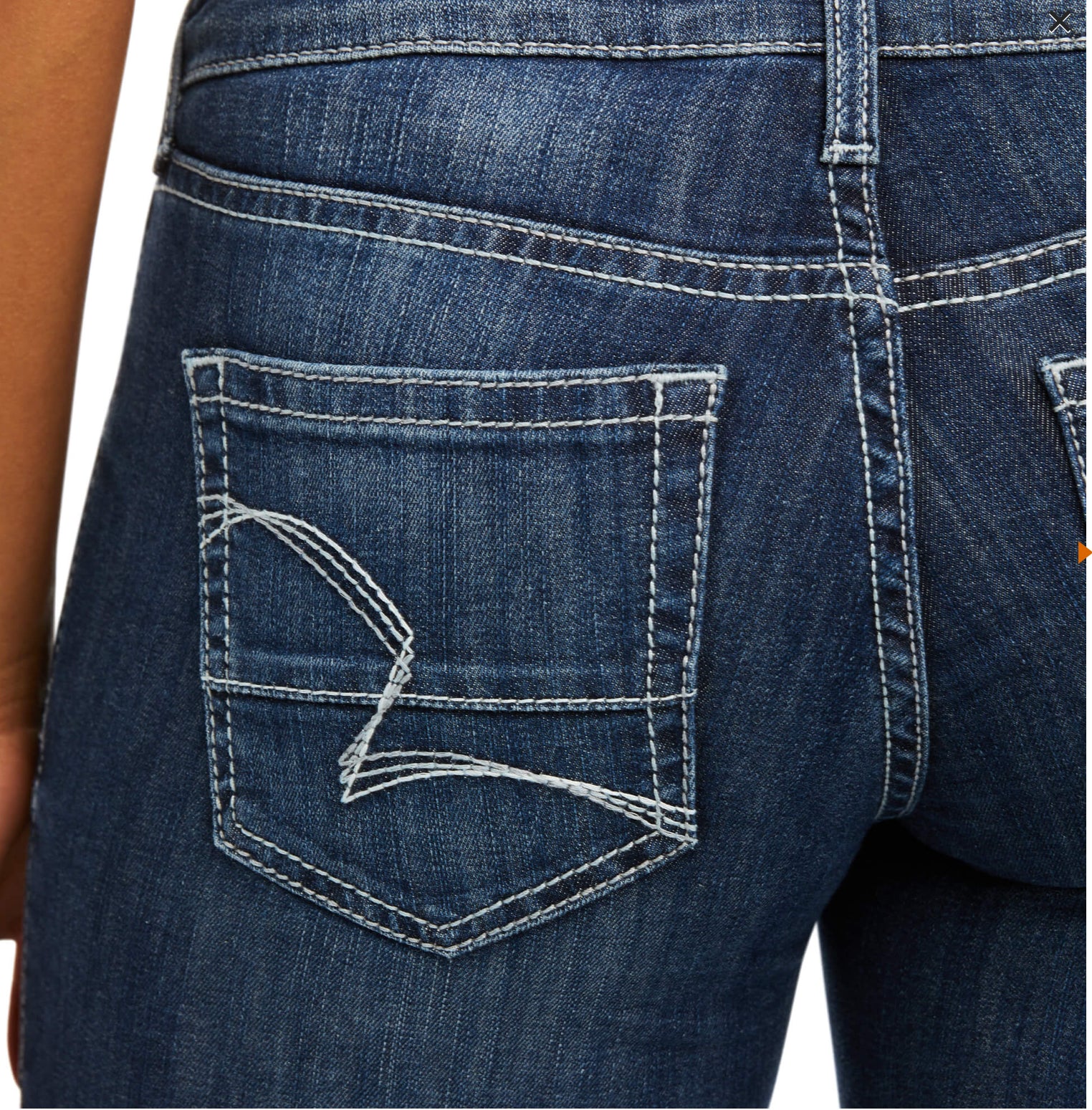 Ariat Trouser Mid Rise Melanie Wide Leg Jean (7690)