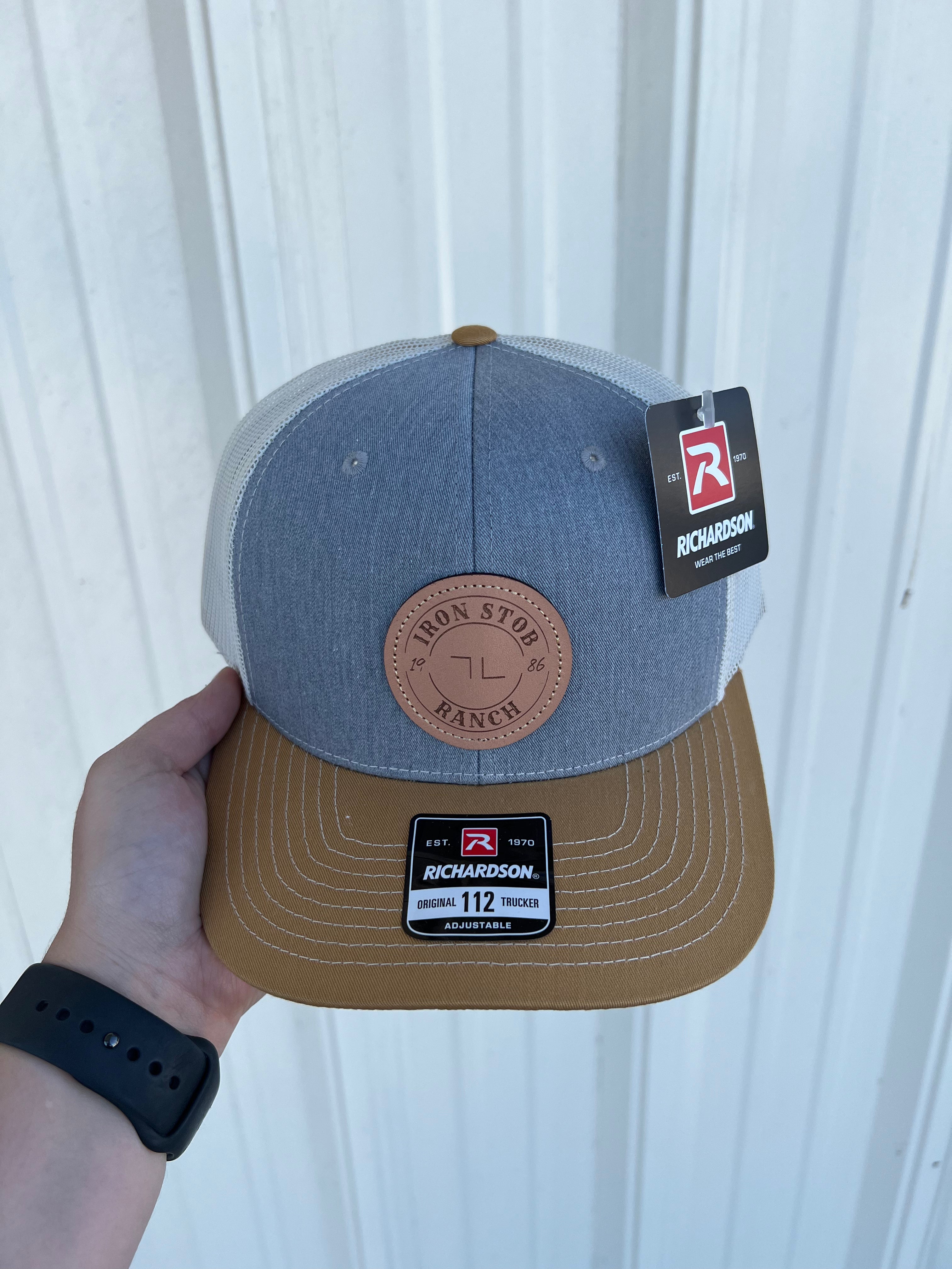 Iron Stob Ranch Leather Patch Cap