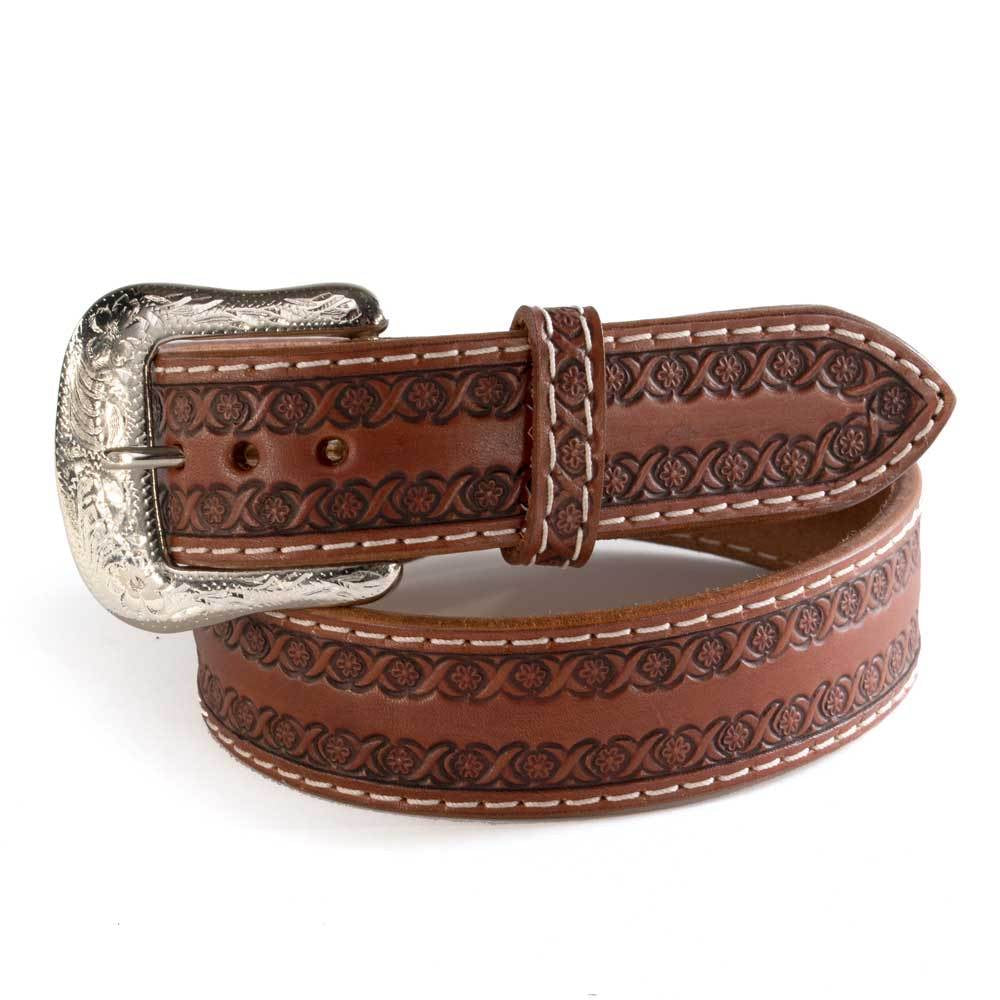 Twisted X Tooled Leather Belt (XB500)