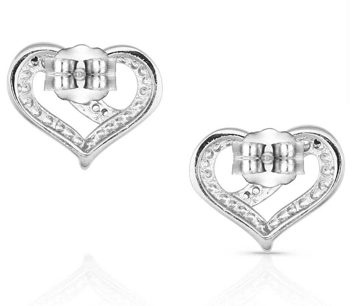 Ribbon 'Round My Heart Post Earrings