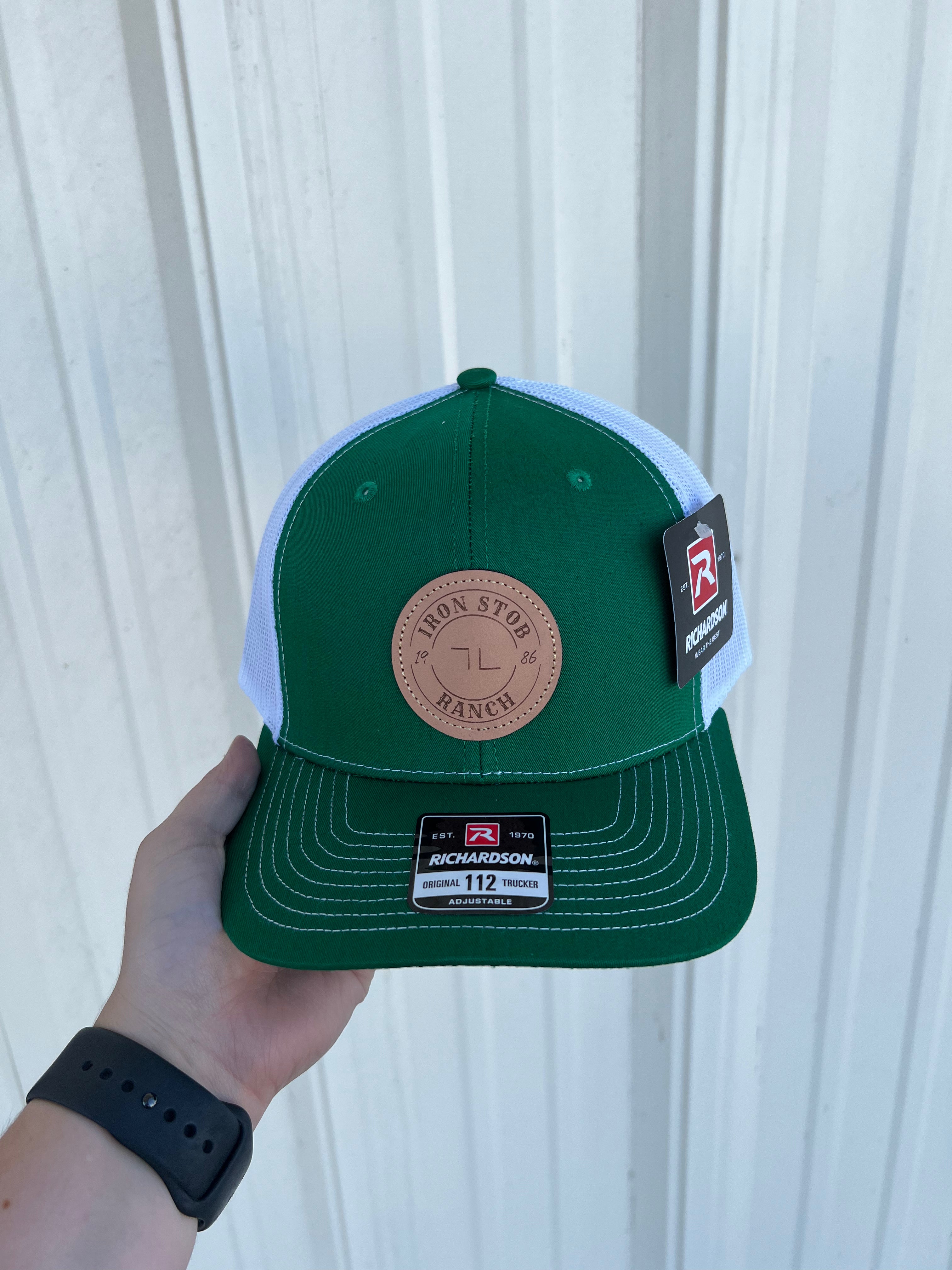 Iron Stob Ranch Leather Patch Cap
