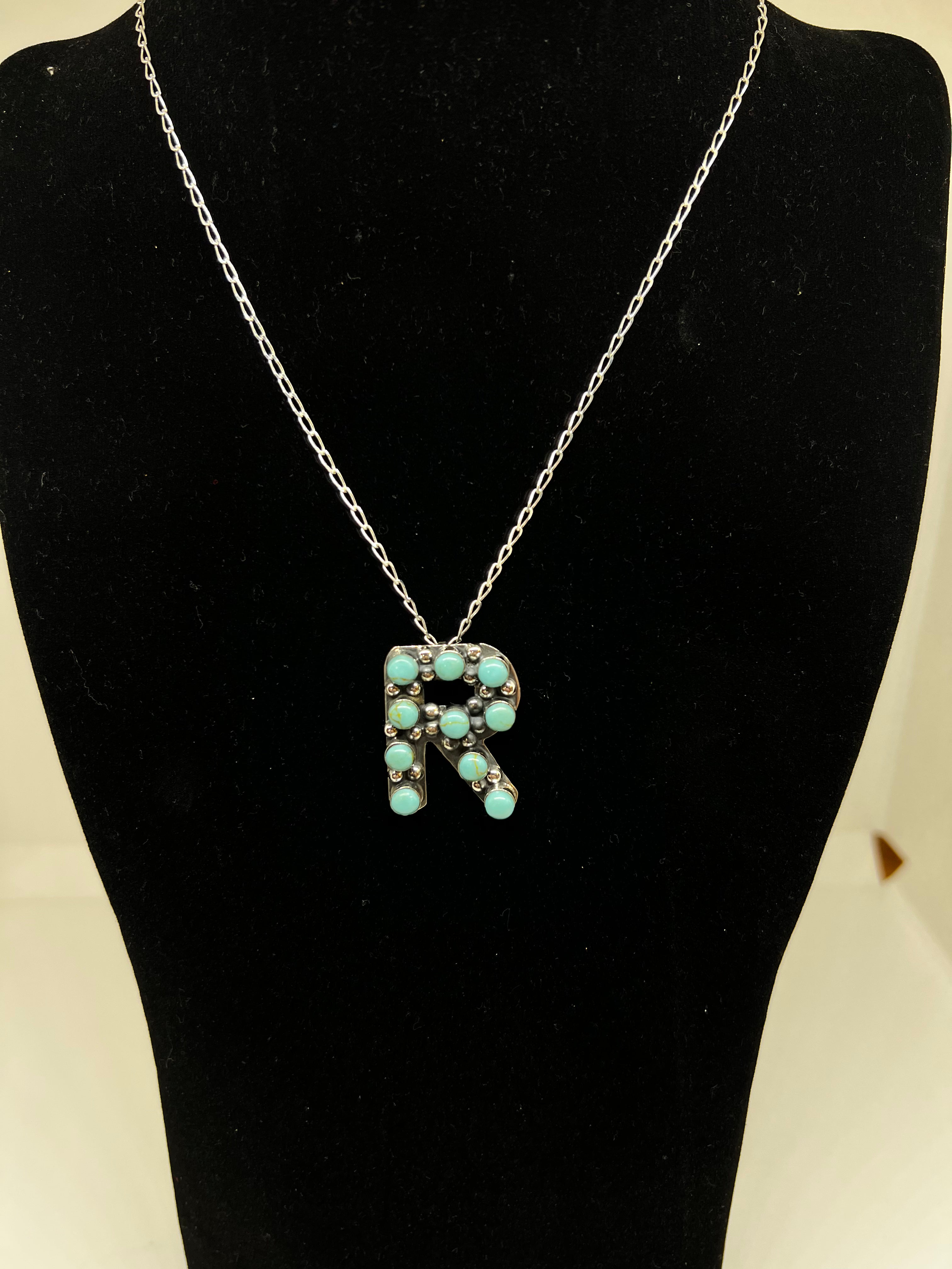 Turquoise Letters