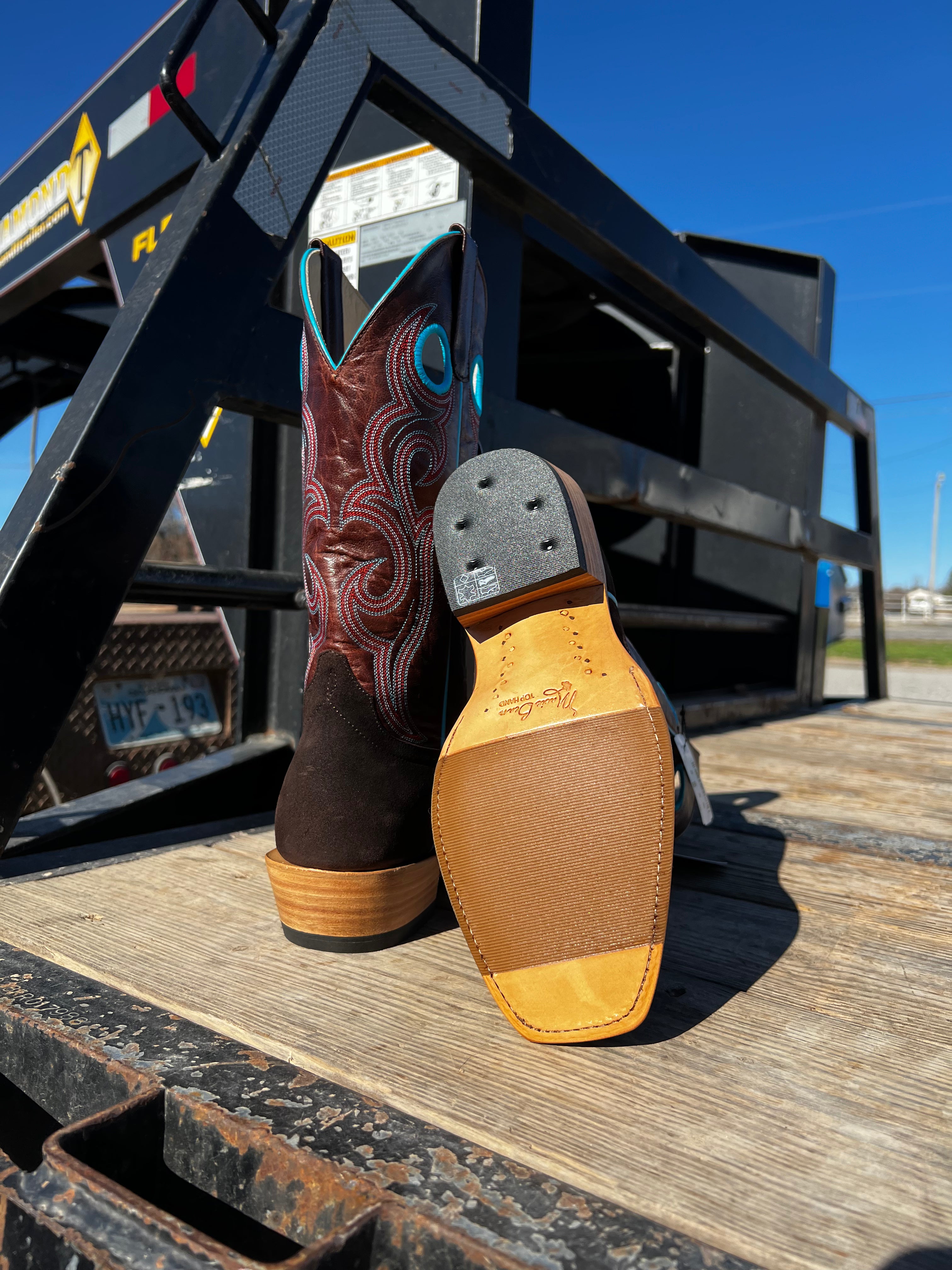 Macie Bean Chocolate Suede Boots (M9509)