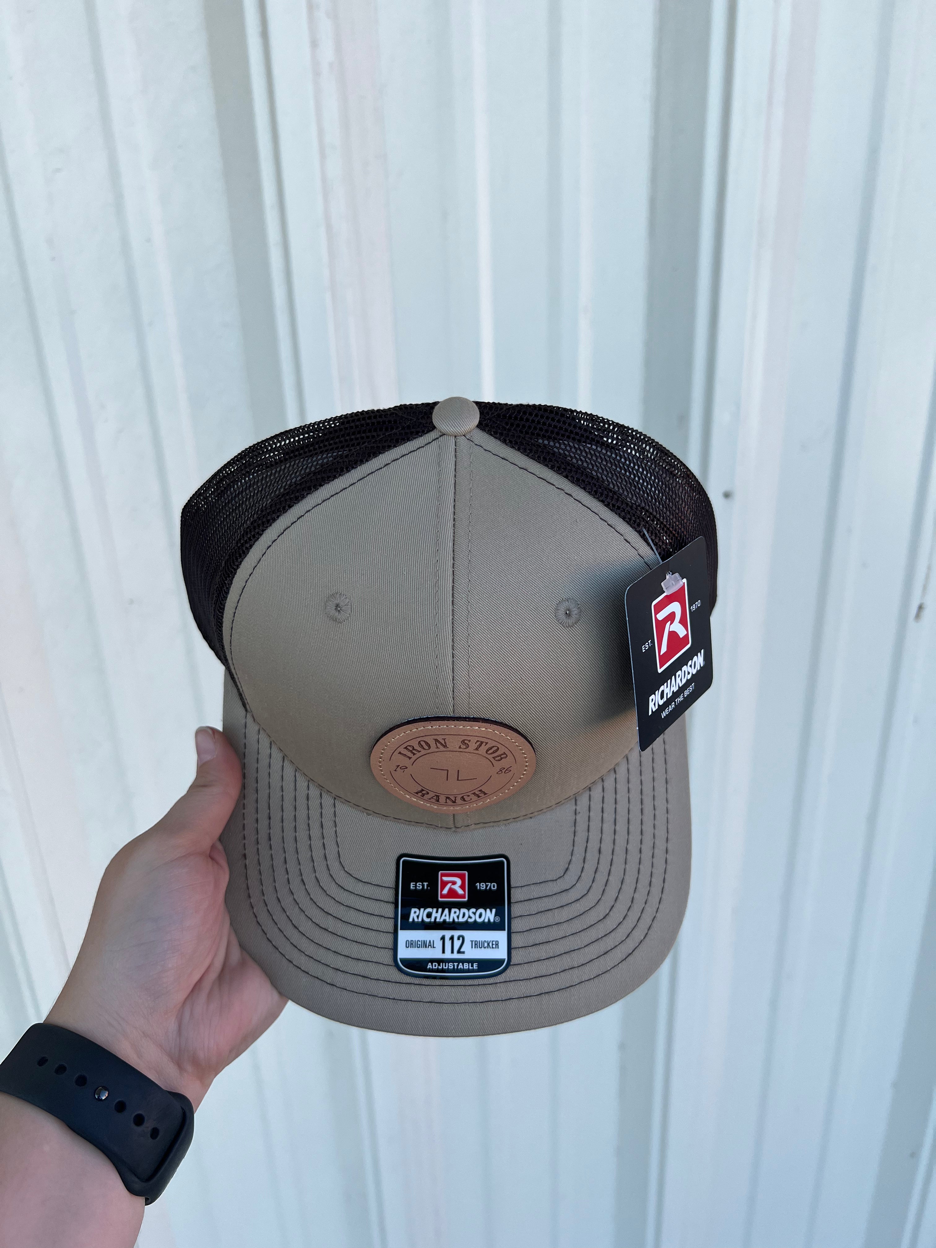 Iron Stob Ranch Leather Patch Cap