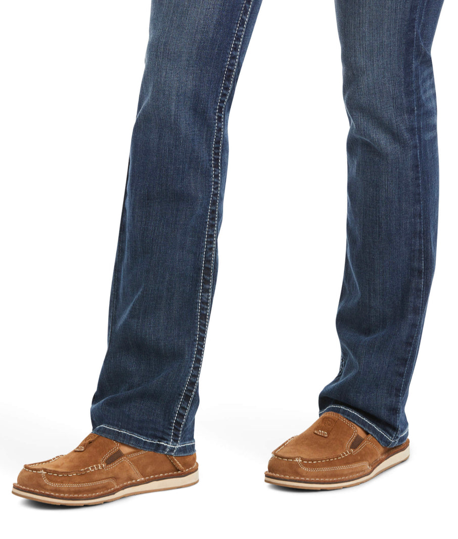 Ariat Women’s R.E.A.L. Mid Rise Stretch Ivy Stackable Straight Leg Jean (4300)