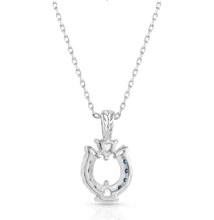 Luck Defined Crystal Turquoise Necklace (nc5511)