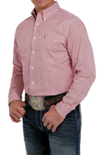Load image into Gallery viewer, Cinch Modern Fit Red Patterned Shirt (7023)
