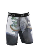 MEN'S ELEPHANT PRINT 9" BOXER BRIEF