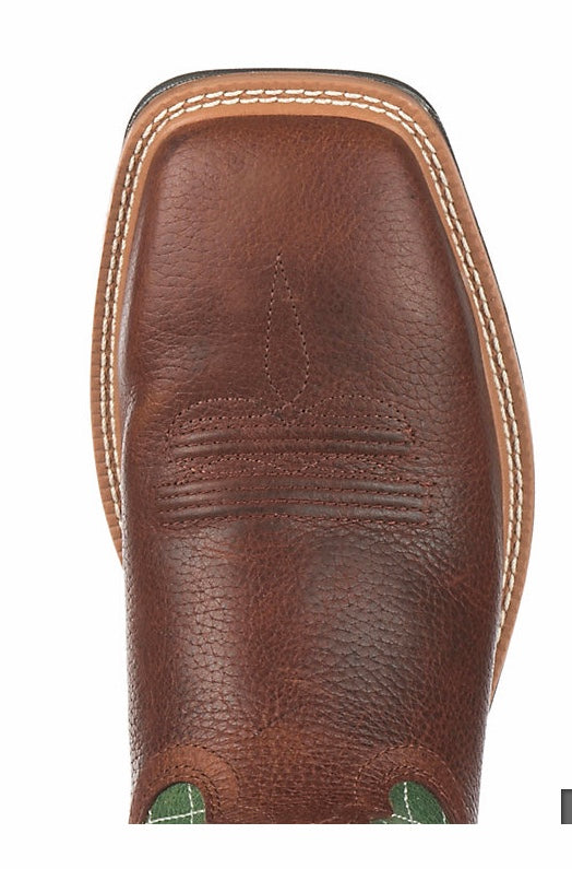 Twisted X Men's Lite Cognac and Lime Green Wide Square Steel Toe Work Boot (S002)