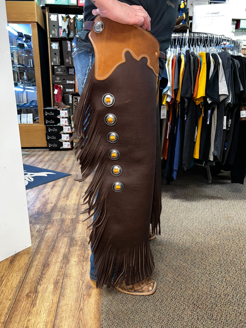 Rockin’ Y Saddlery Adult Medium Chinks