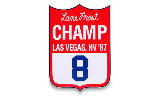 Lane Frost CHAMP STICKER