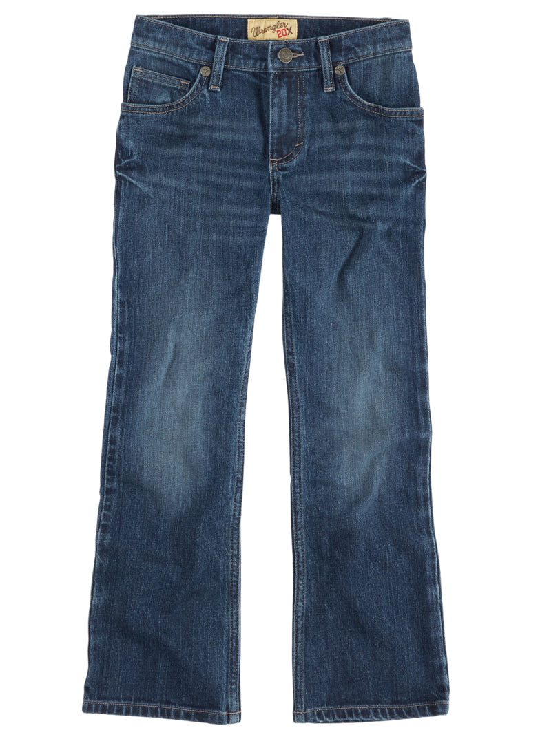 Wrangler® 20X® No. 42 Vintage Boot Jean - Boys - Gunmetal (3585)