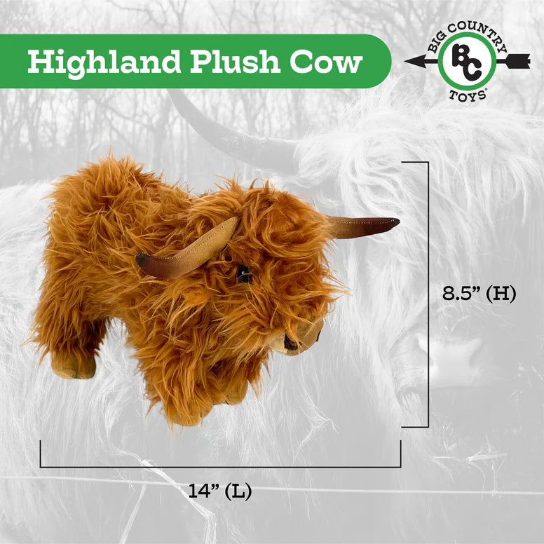 Big Country Highland Plush Cow