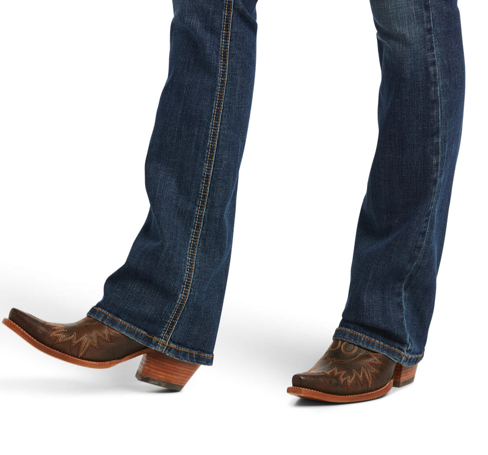 Ariat Women’s R.E.A.L. High Rise Fernanda Boot Cut Jean (0802)