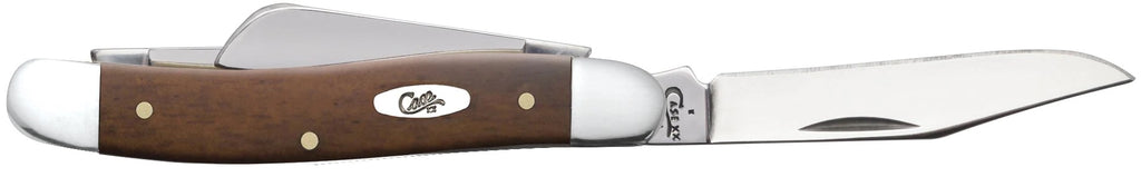 Case Smooth Chestnut Bone Medium Stockman (28701)