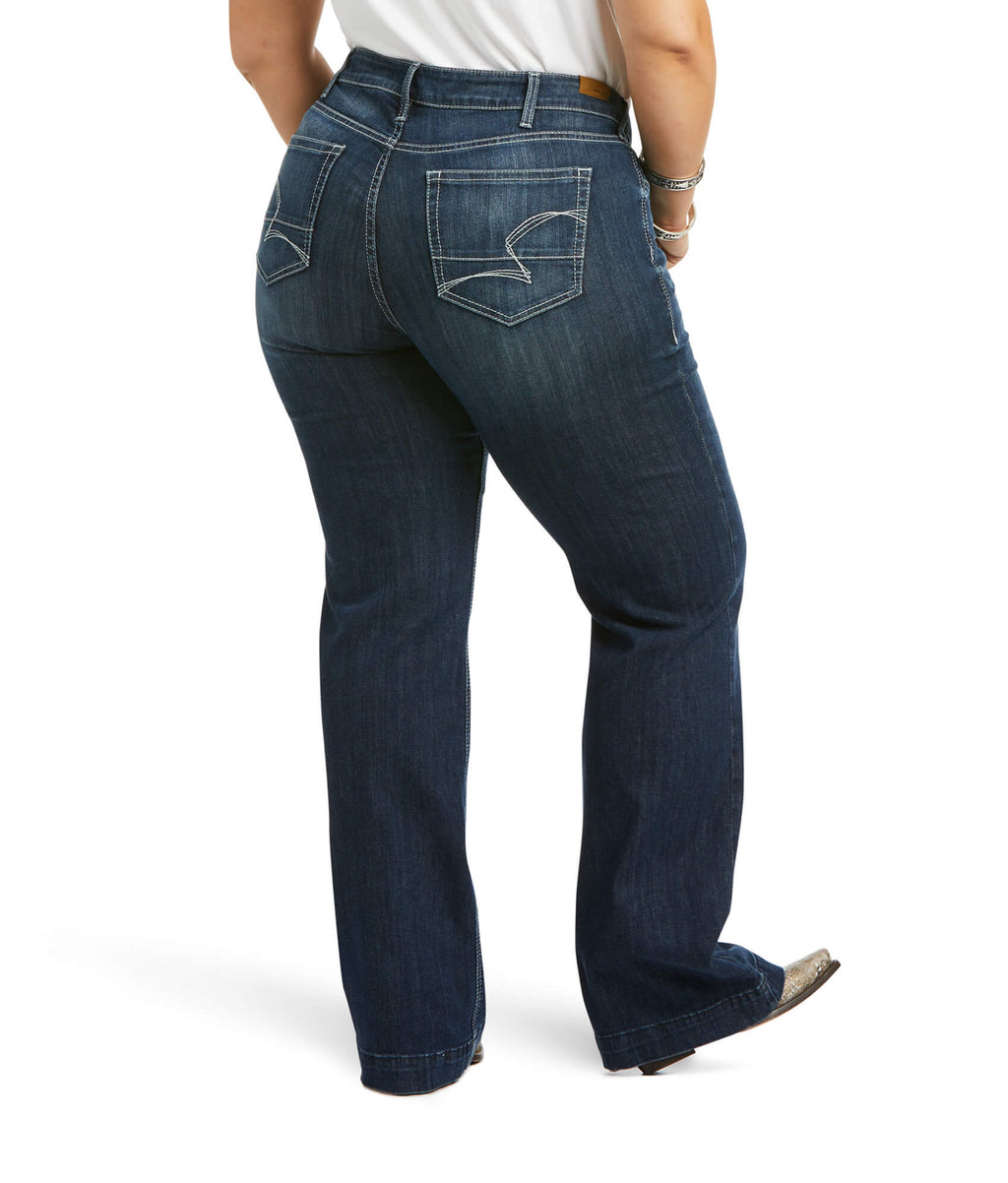 Ariat Trouser Mid Rise Melanie Wide Leg Jean (7690)