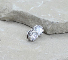 Load image into Gallery viewer, Crystal Barbed Wire Stud Earrings

