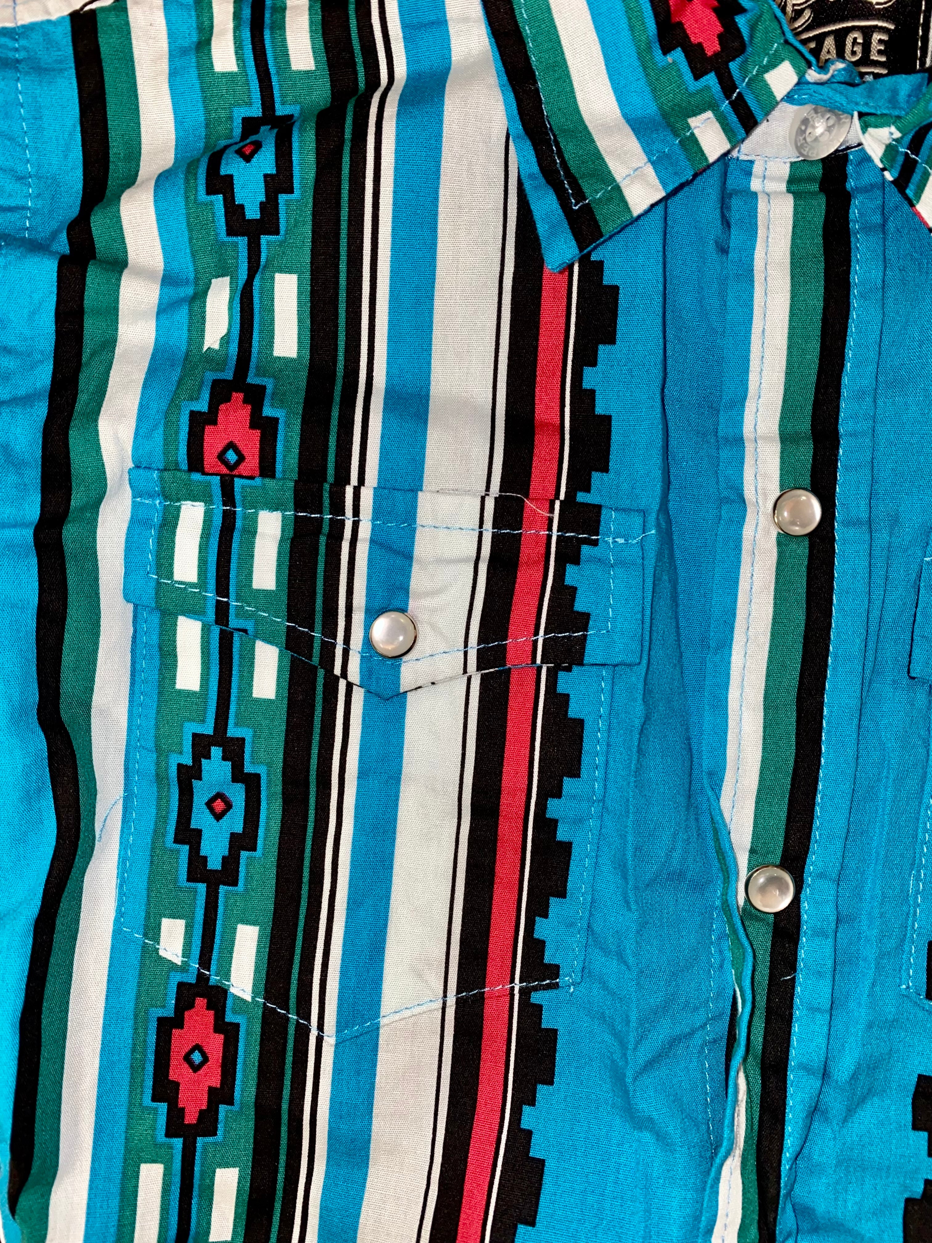 Roper Vintage Boys Serape Stripe Shirt (0404)