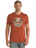 Dale Brisby Rodeo Time Tee Rust (3365)