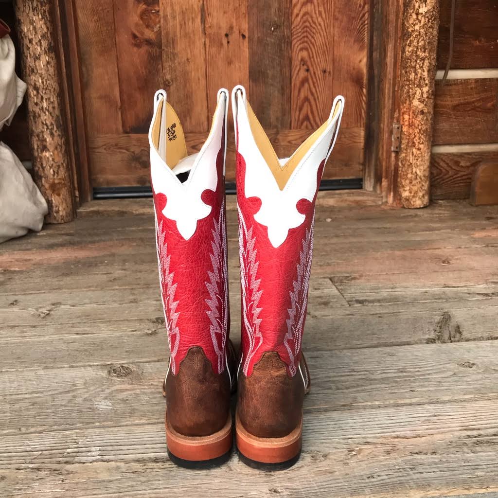 Kid's Anderson Bean Rodeo Red Saddle Mad Tog Cowboy Boot (7087)