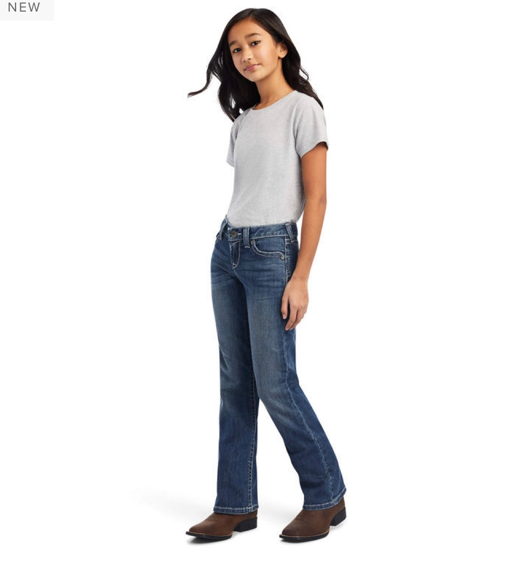Ariat Girls R.E.A.L. Raquel Boot Cut Jean (1105)