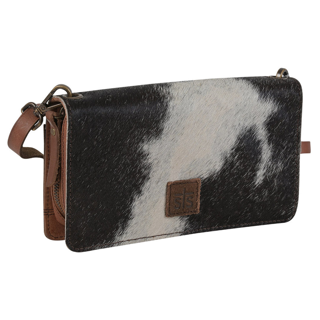 COWHIDE SADDLE TRAMP EVIE ORGANIZER