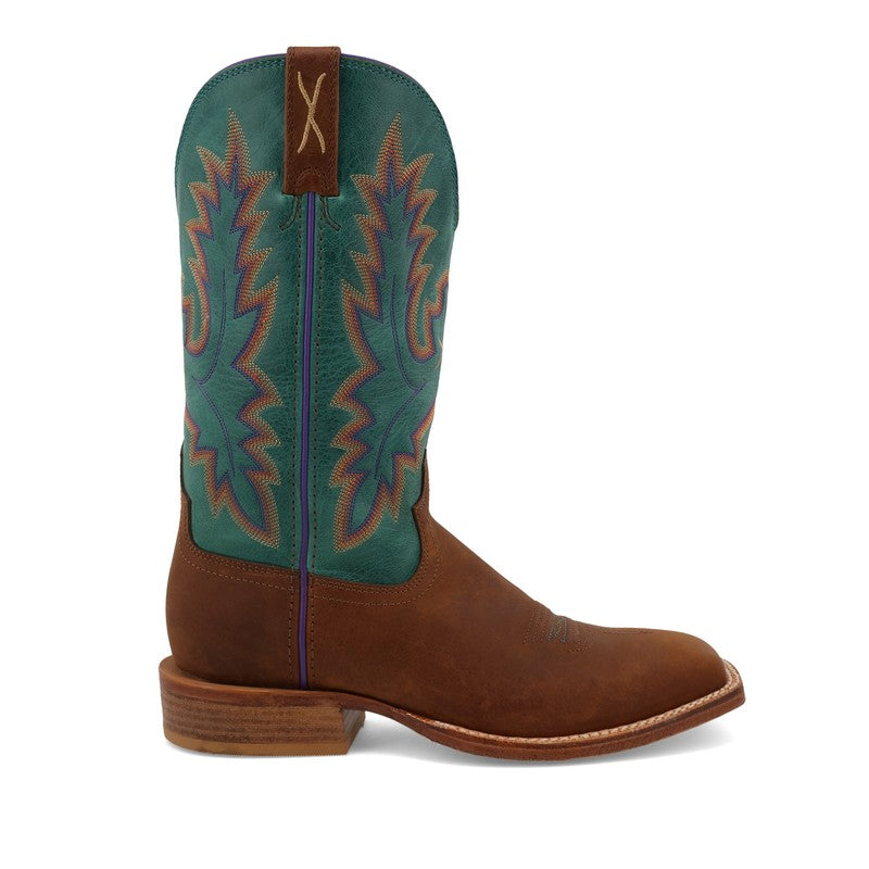 Twisted X 11" Tech X Boot - Cinnamon & Turquoise (WXTL001)