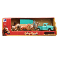 Load image into Gallery viewer, M&amp;F Valley Ranch Truck Trailer Toy
