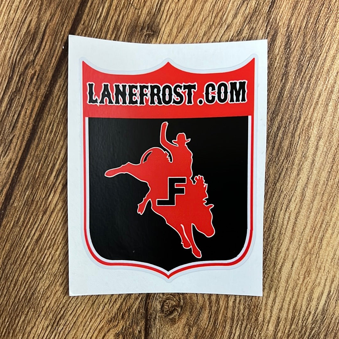 BADGE STICKER-RED