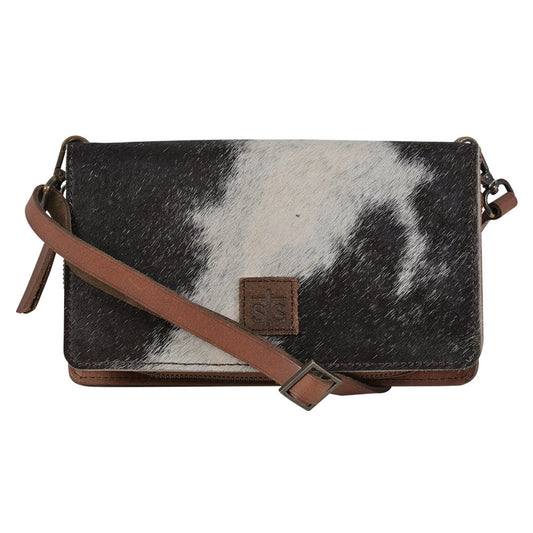 COWHIDE SADDLE TRAMP EVIE ORGANIZER